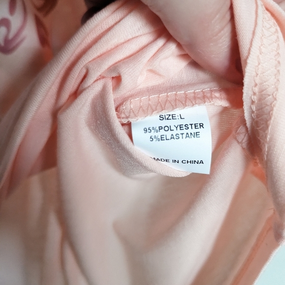 Pink and red Nashville Music City western short sleeve tee size M - Picture 5 of 7